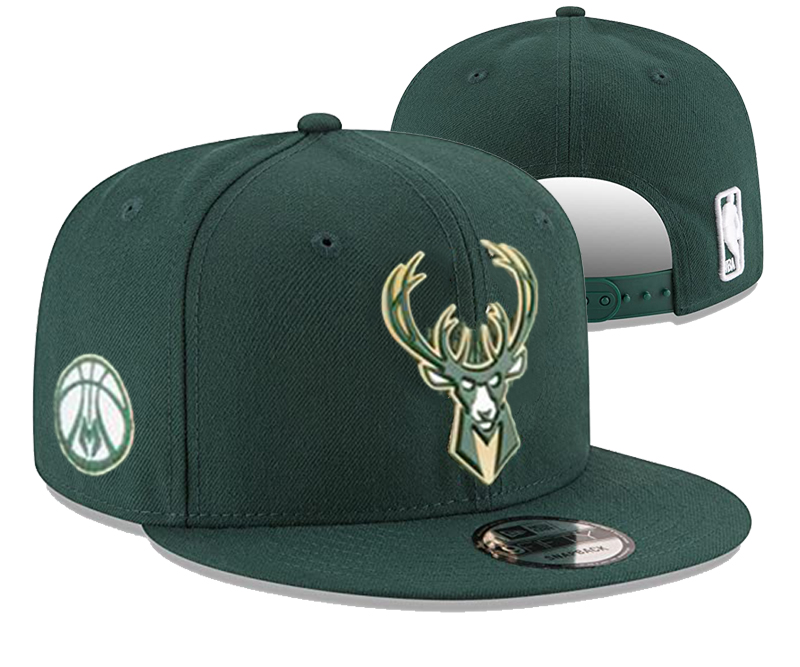 Milwaukee Bucks Stitched Snapback Hats 0032